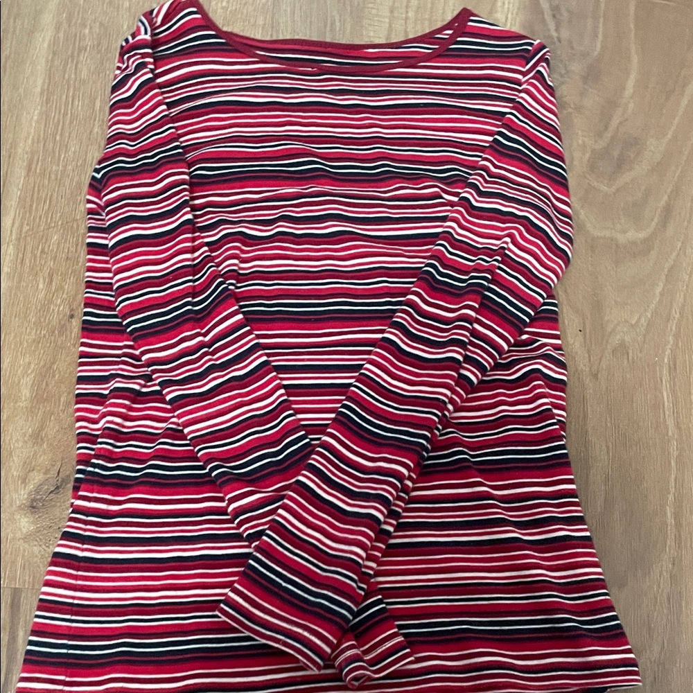 Joe Fresh Multicolor Striped Long Sleeve Top